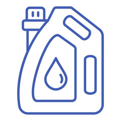 Biofuel Multicolor Line Icon