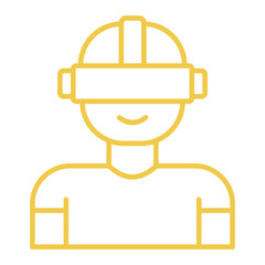 User Multicolor Line Icon