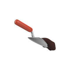 MINI SHOVEL ISOLATED 3D RENDER