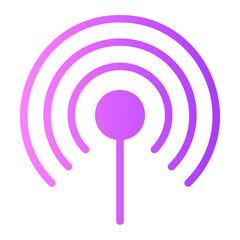 Broadcast gradient icon