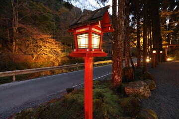 京都　貴船神社の参道