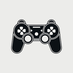 Video game controller, vector illustration.