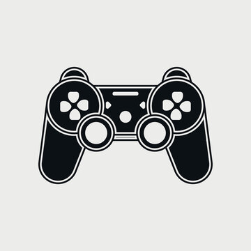Video game controller, vector illustration.