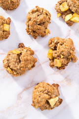 Apple oatmeal cookies