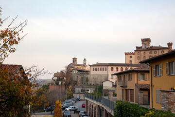 Barolo (CN), Italy - November 19, 2022: Barolo village, Cuneo, Piedmont, Italy.