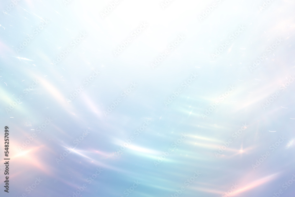Canvas Prints blurred refraction light, bokeh or organic flare overlay effect