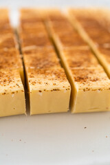 Christmas Eggnog fudge