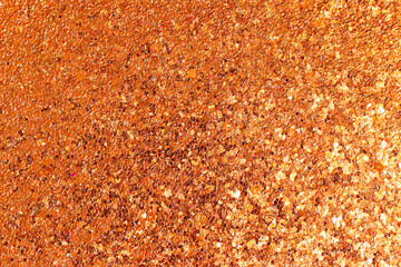 background of abstract glitter lights. gold. de focused