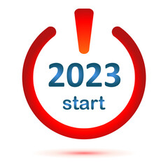 Start 2023 button