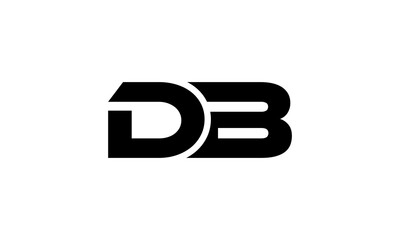 DB logo design. Initial letter DB logo design. DB logo monogram design vector template.