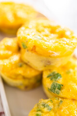 Bacon and cheese egg muffin