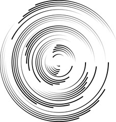 Rotating speed Lines in Spiral Form for comic books . fireworks Explosion background . Vector Illustration . Starburst round Logo . Spiral Design element . Abstract Geometric star rays . Sunburst .