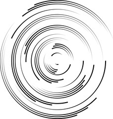 Rotating speed Lines in Spiral Form for comic books . fireworks Explosion background . Vector Illustration . Starburst round Logo . Spiral Design element . Abstract Geometric star rays . Sunburst .