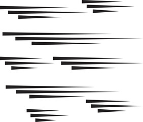 Speed Lines in arrow Form . Vector Illustration .Technology  Logo . Design element . Abstract Geometric shape . 