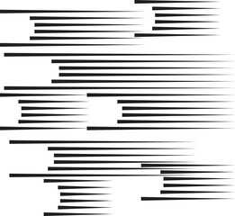 Speed Lines in arrow Form . Vector Illustration .Technology  Logo . Design element . Abstract Geometric shape . 