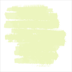 A green delicate cute spot of paint without a background. Vector brushstroke for backgrounds and other designs.
