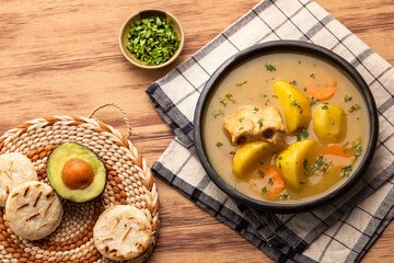 Traditional Colombian rib sancocho - Gastronomy of Colombia