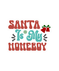 Retro Christmas SVG Bundle, Christmas Sublimation Designs, Retro Christmas Svg, Merry Christmas, Christmas Shirt Design, Christmas Quote Svg