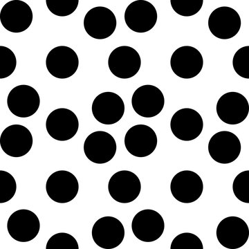 black and white dots background