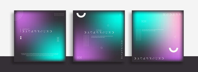 Creative futuristic Business marketing social media post template