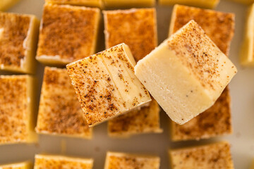 Christmas Eggnog fudge