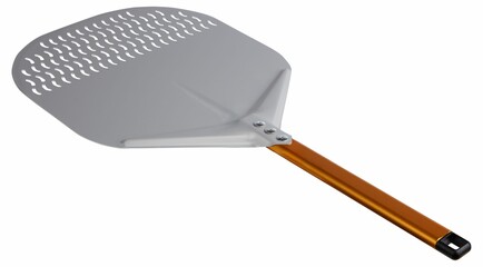 Pizza shovel isolated on white background © Kim Engvoldsen/Wirestock Creators