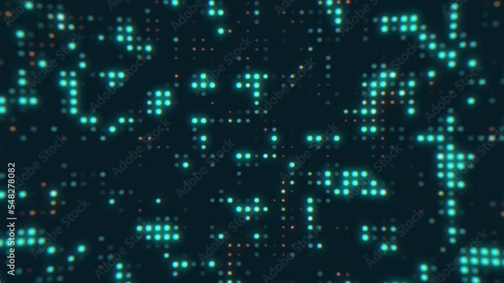 Poster flat animation, motion graphic background. color full line, dot, circle and abstract for backgrounds
