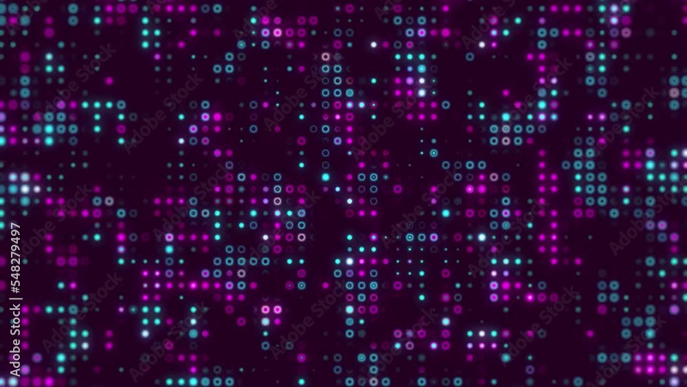 Poster flat animation, motion graphic background. color full line, dot, circle and abstract for backgrounds