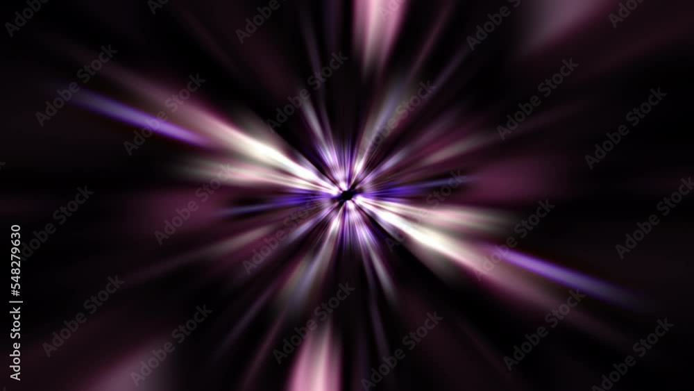 Poster abstract creative loop multicolored radial shine rays flare light spin rotation for technology and c