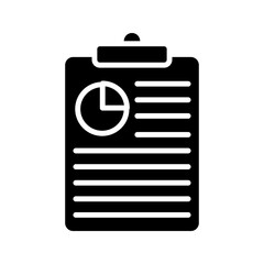 Report icon. sign for mobile concept and web design. vector illustration