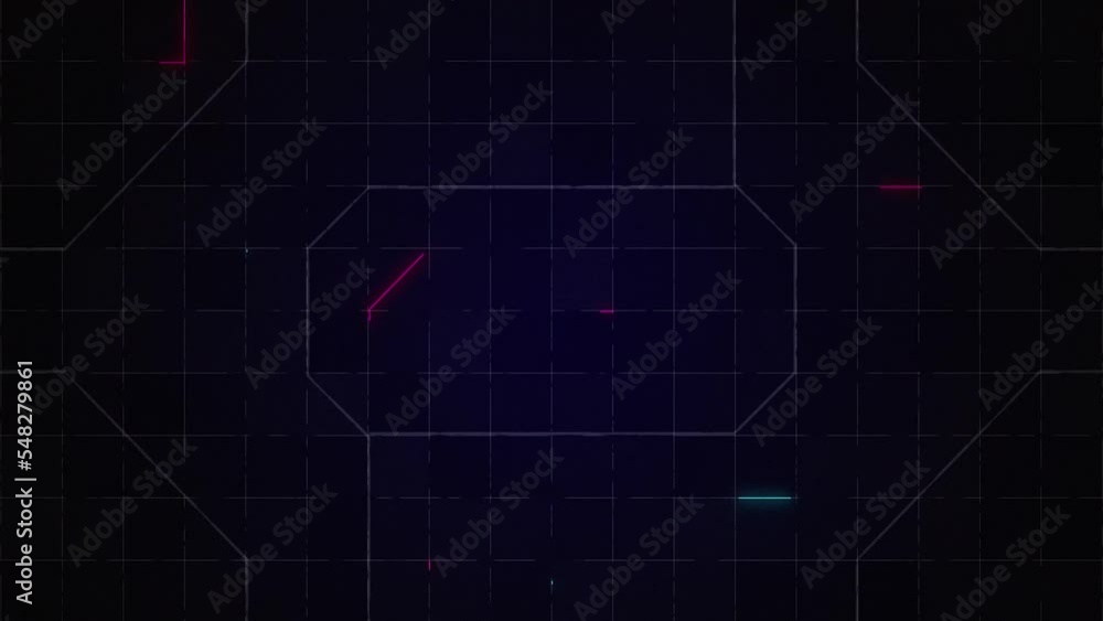 Poster flat animation, motion graphic background. color full line, dot, circle and abstract for backgrounds