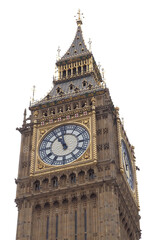 Fototapeta na wymiar Big Ben in London transparent PNG