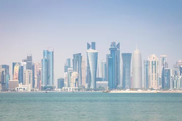 Foto op Plexiglas City skyline of Doha, Qatar. © mtphoto19