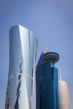 Skyscrappers in Qatar, Doha.