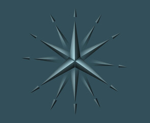 Metallic star graphic design 17