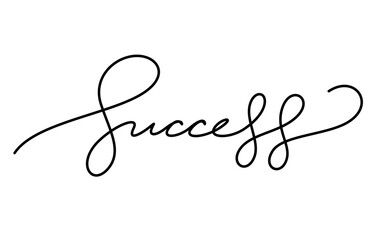 play word lettering design in continuous line drawing