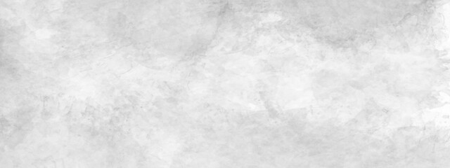 Fototapeta premium watercolor textures on white paper background. Abstract black splashes on white watercolor paper. Modern grey paint limestone texture background in white light seam home wallpaper. 