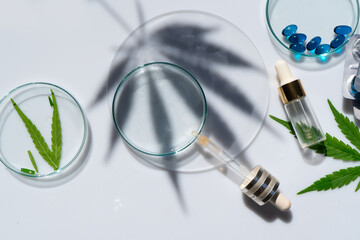 cannabis treatment concept