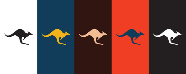 Kangaroo icon illustration isolated vector sign symbol