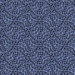 Denim style geometric canvas effect seamless texture material. Masculine jeans blue style dyed pattern. Faded indigo abstract printed design tile swatch.