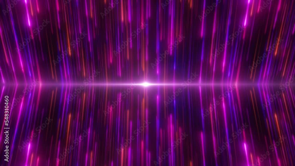 Aufkleber glowing particle line falling with lance flare effects, particle rain falling, luxury particle backg