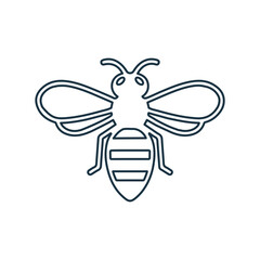 Honey, bee, food, natural, sugar, sweet outline icon. Line art vector.
