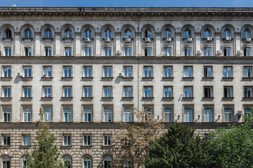 Old buildings in Sofia, Bulgaria