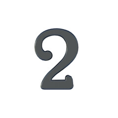 3D CG 立体 数字 透過PNG