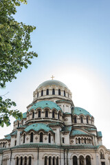 Obraz premium St. Alexander Nevsky Cathedral in Sofia, Bulgaria