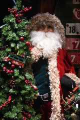 Santa with Christmas Tree
