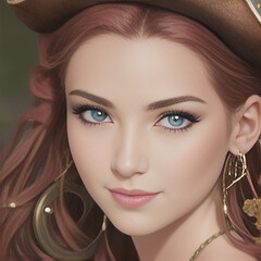 Fototapeta premium Pirate Women Series