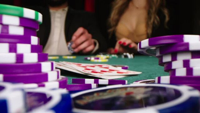 Winning at blackjack in casino