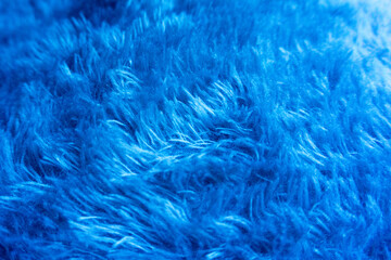 blue fur texture background