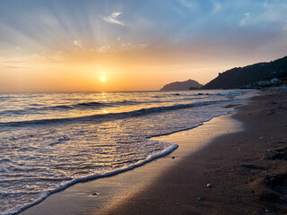 Tramonto in grecia, agios gordios, corfu, Paleokastritsa.
Alcune delle spiagge più belle delle isole della Grecia.